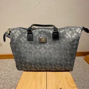 Anne Klein Gray Checkered Women’s Bag